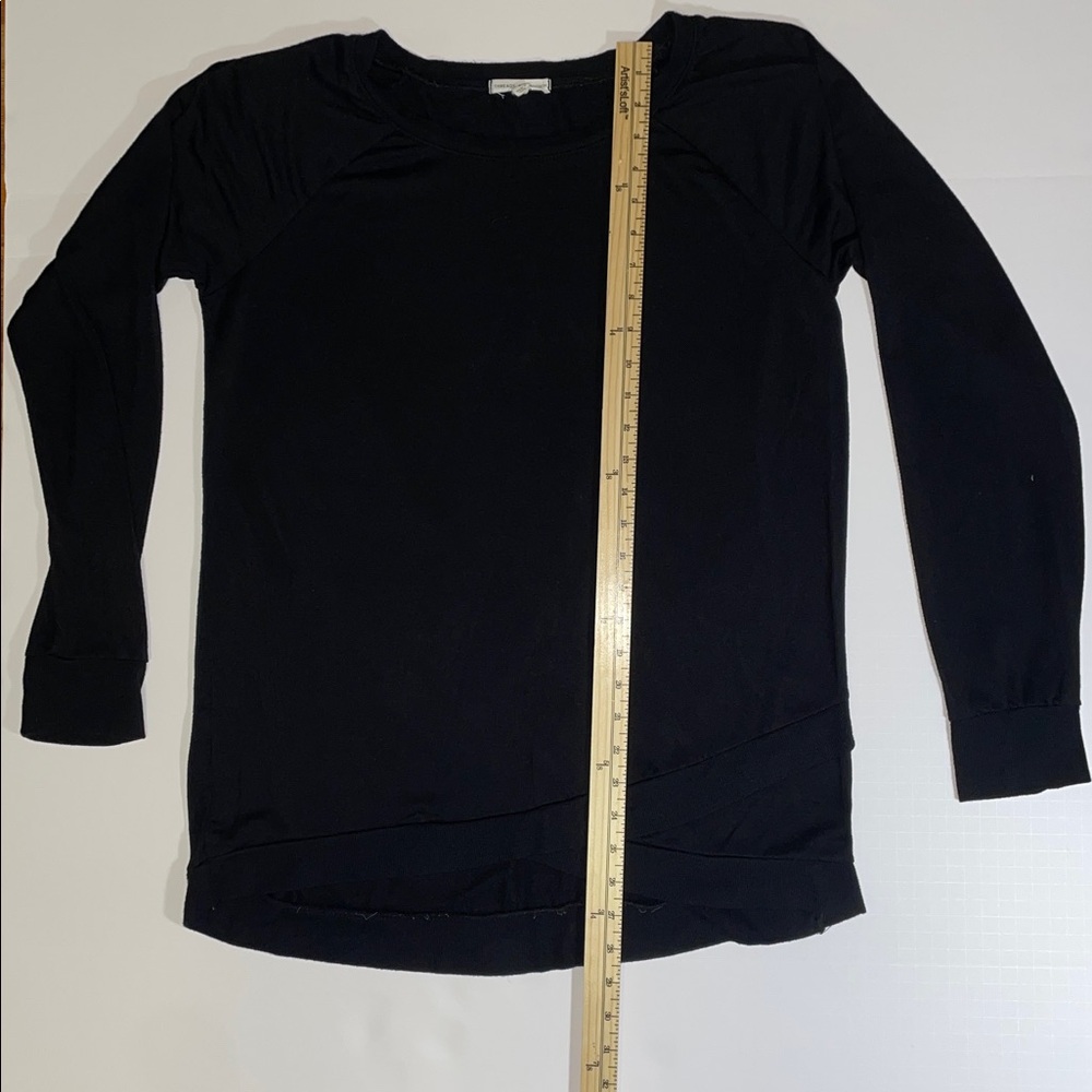 Threads for Thought Black Women's Tunic Knit Top large - Picture 11 of 12